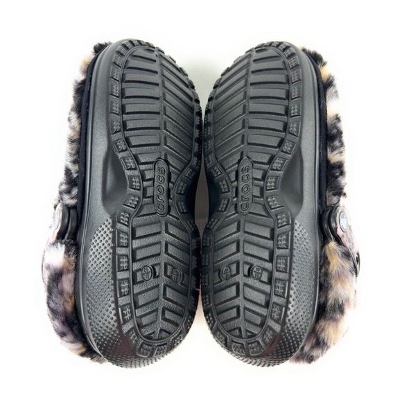 ❤️ CROCS ❤️ RARE COLLECTION LUXURY TIE DYE CLASSIC FUR SURE UNISEX FOOTWEAR . - Picture 5 of 6